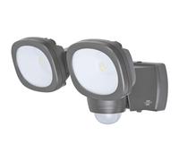 Brennenstuhl LUFOS 420 foco LED con detector de movimiento para montaje en exteriores, funcionamento sobre pilas alcalinas (2x 240 lm, luz de pared, exterior IP44)