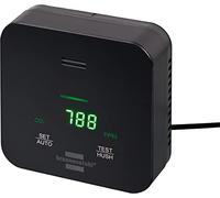 Brennenstuhl medidor de CO2 C2M L 4050 / Detector de dióxido de Carbono para controlar la Calidad del Aire (Detector de CO2 con Pantalla LED y señal de Alarma, Incl. batería Recargable y Cargador)