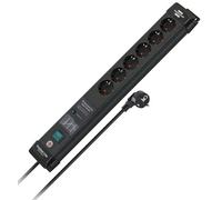 Brennenstuhl Premium-Line Power Distr Unit 6 Soc 3m Black