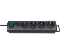 Brennenstuhl primera-line negro 4 salidas ac 1,5 m