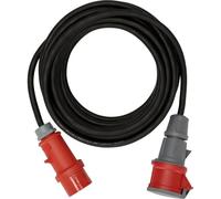 Brennenstuhl Professional Cable alargador CEE con inversor de Fase IP44 (10m, H07RN-F 5G2,5, 5 Polos con inversor de Fase CEE y Acoplamiento, para Uso en Exteriores IP44, Fabricado en Alemania) Negro