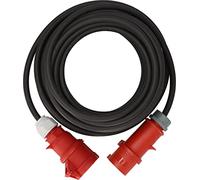 Brennenstuhl Professional cable alargador CEE con inversor de fase IP44 (25m, H07RN-F 5G4,0, 5 polos con inversor de fase CEE y acoplamiento, para uso en exteriores IP44, fabricado en alemania) negro