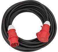 Brennenstuhl Professional Cable alargador de Enchufe CEE 400V/32A (Cable de 10 m, 5 Polos, Conector CEE, para Uso en Exteriores, Fabricado en Alemania) Negro