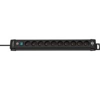 Brennenstuhl - regleta con 10 enchufes (conector con interruptor y cab