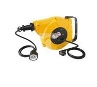 Brennenstuhl Retractor de cable automático IP20 / Cable enrollador automático (cable 9+2 m, montaje en pared y techo) amarillo