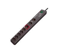 Brennenstuhl Secure-Tec 8x 3m 19.5kA Antracita