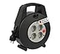 Brennenstuhl vario line base múltiple 15 m 4 salidas ac negro, gris