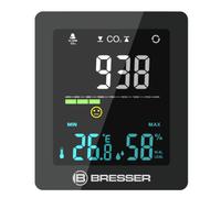 Bresser Bresser CO₂ Smile Monitor de medición y control de la calidad del aire, humedad y temperatura ideal para espacios cerrados