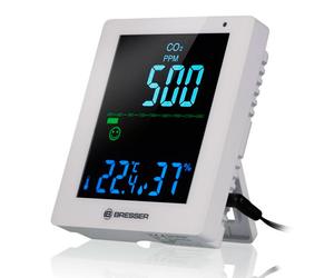 Bresser optics 7004020gye000 medidor de calidad del aire blanco