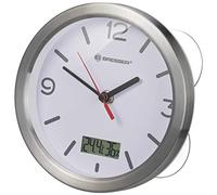 Bresser - Reloj de baño, 17 cm, Blanco, 17 cm