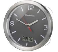 Bresser - Reloj de baño, 17 cm, Gris, 17 cm