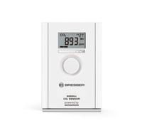 BRESSER Sensor de CO2 de Calidad del Aire para monitoreo de Aire Interior, extensión de estación meteorológica, medidor de dióxido de Carbono, indicador de ventilación, Alcance de 150 m