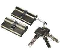 bricard 17152 Cilindro, Acero niquelado, Set de 2 piezas