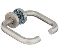 Bricard 666451 Tempo New Wave - Tirador de puerta sobre rosetón (acero inoxidable, 7 mm)