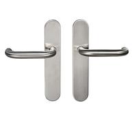 Bricard 666464 Tempo Classic - Juego de asas para puerta interior sin llave (acero inoxidable)