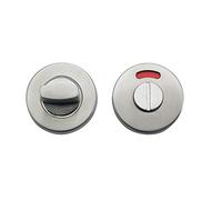 Bricard 667027 - Par de rosetones de acero inoxidable para puerta de inodoro con indicador