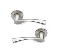 Bricard 668550 - Par de asas en roseta de acero inoxidable, diseño góspel Tempo