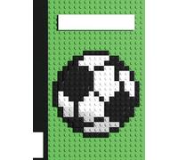 Brick Notebook Soccer - Football: B5 Lined Journal, 6mm Ruled, 35 Lines, For Soccer Fans and Creators