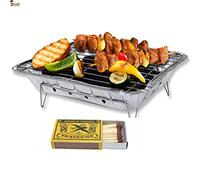 BricoLoco.com Pack 2 Barbacoa instantánea desechable de un solo uso para usar y tirar. ¡¡¡800 gramos!!!. Jardín, picnic, excursiones, camping. REGALO CERILLAS. (2)
