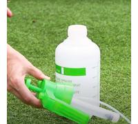 Bricoloco.com Pulverizador a Presión Previa 2 Litros. Fumigadora Pulverizadora Manual. Spray a Presión para Todo Tipo de Líquidos. Fumigar, Regar, en Jardín, Terraza. Botella Translúcida Pulverizadore
