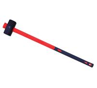Bricoloco Maza albañil grande de martillo para romper y demoler piedra y hormigón para obra. Mango antivibración de fibra de vidrio muy duradero y resistente a la intemperie. (Maza 2kg-mango 50cm)