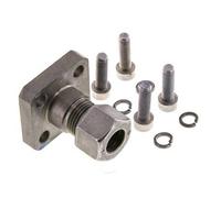 Brida de bomba LK 35 Acero con 12L (M18x1,5)