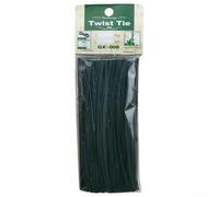 Bridas de bobina de jardín de 15 cm, alambre recubierto de plástico, 200 unidades, soporte flexible para plantas verdes para asegurar tallos y brotes, organizador de cables multiusos (verde oscuro)