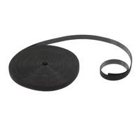 Bridas de Gancho y Bucle 10m Nylon Negro de Doble Cara
