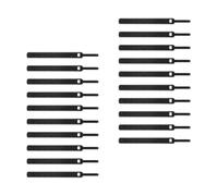 Bridas de Gancho y Bucle para Cables 40 Piezas Nylon Negro