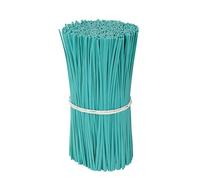 Bridas para plantas, Paquete de 100 soportes for jaulas plantas multicolores y bridas for cables for trepadoras, 8-30 cm(Lightgreen-100pcs,25cm)