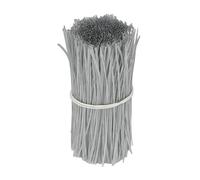 Bridas para plantas, Paquete de 100 soportes for jaulas plantas multicolores y bridas for cables for trepadoras, 8-30 cm(Transparent-100pcs,25cm)