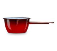 Briebe ignea cazo cocina hervir leche acero esmaltado 12cm hervidor 0,7l, inducción, todo tipo fuego, horno, , rojo