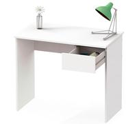 Briebe nova escritorio, mesa de ordenador 75x90x50cm, 1 cajón, oficina, habitación juvenil, desk, , blanco