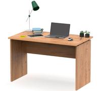 briebe Escritorio, Mesa de Ordenador Oficina, Estudio 76x120x68cm (Alto x Ancho x Profundo), Despacho, Habitación, Desk, Zenith (Roble Gold)