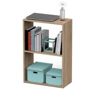 Briebe nova estantería almacenaje libros, muebles salón oficina modernos, librería 75x50x24,5cm habitación, , madera