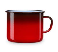 Briebe ignea cazo cocina hervir leche acero esmaltado 18 cm hervidor 3 l, inducción, todo tipo fuego, horno, , rojo