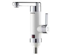 briebe Grifo Calentador de Agua Eléctrico Instantáneo de Mesa, Bajo Consumo, Grifo Cocina Baño Indicador Temperatura, Camping, Camper, Cocinas sin Termo, Agua Caliente al Instante Fácil Instalación