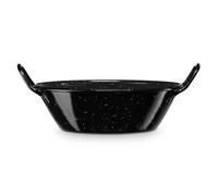 Briebe levante paellera honda inducción 45cm acero esmaltado, cazuela 12,2 l, vitrocerámica, fuego, gas, horno, , negro