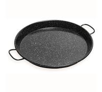 Briebe Levante Paellera Valenciana Inducción 10 cm, Acero Esmaltado, Mini Paella Aperitivo, Fuego, Gas, Horno, , Negro