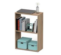 Briebe nova estantería almacenaje libros, muebles salón oficina modernos, librería 75x50x24,5cm habitación, , madera