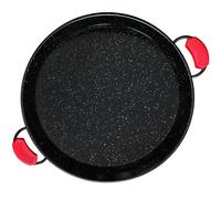 Briebe PAN65 Briebe Paellera Valenciana Esmaltada 65cm, Antiadherente 22 Raciones de Paella, Gas, Horno, , Negro