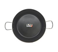 Briebe zafrán paellera inducción 46cm, 11-12 raciones, aluminio prensado, antiadherente sin pfoa, 3mm espesor, , negro