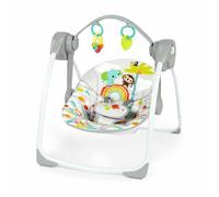 Bright Starts Columpio portátil Playful Paradise, compacto automático con música, Unisex