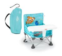 Bright Starts, Elevador Portátil Pop 'N Sit Disney Buscando a Nemo, Uso Interior y Exterior, Asiento de Suelo con Bandeja para Comer, 6 Meses a 3 Años