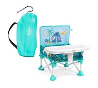 Bright Starts Silla elevadora portátil Pop 'N Sit Disney Stitch, con bandeja, azul, 6 meses-3 años