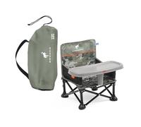 Bright Starts, Silla elevadora portátil Pop 'N Sit Ford Bronco asiento para el suelo, uso en interiores y exteriores, plegable y compacta, estampado de camuflaje, de 6 meses a 3 años