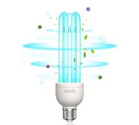 BrightArk Lampara UV Desinfeccion Lampara UVC Ozono Light 35W E27 Blu-Ray con Tubo de Cuarzo Germicida Esterilizador AC 220-240V para Hogar, Escuela, Oficina Aire Fresco, UVC 254nm +O?(1 Unidad)