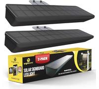 BRIGHTICONIC Luces solares para exteriores, inalámbricas, para agente inmobiliario, letrero de poste de iluminación solar, luces LED solares, regalos para agentes inmobiliarios para arrendamiento,