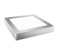 Brightium Downlight LED cuadrado de superficie 24W frío, ideal para iluminación eficiente en oficinas y hogares.