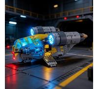 BRIKSMAX Kit de iluminación LED para Lego Star Wars The Razor Crest - Compatible con 75447 Building Blocks Model- No incluir el Conjunto de Lego
